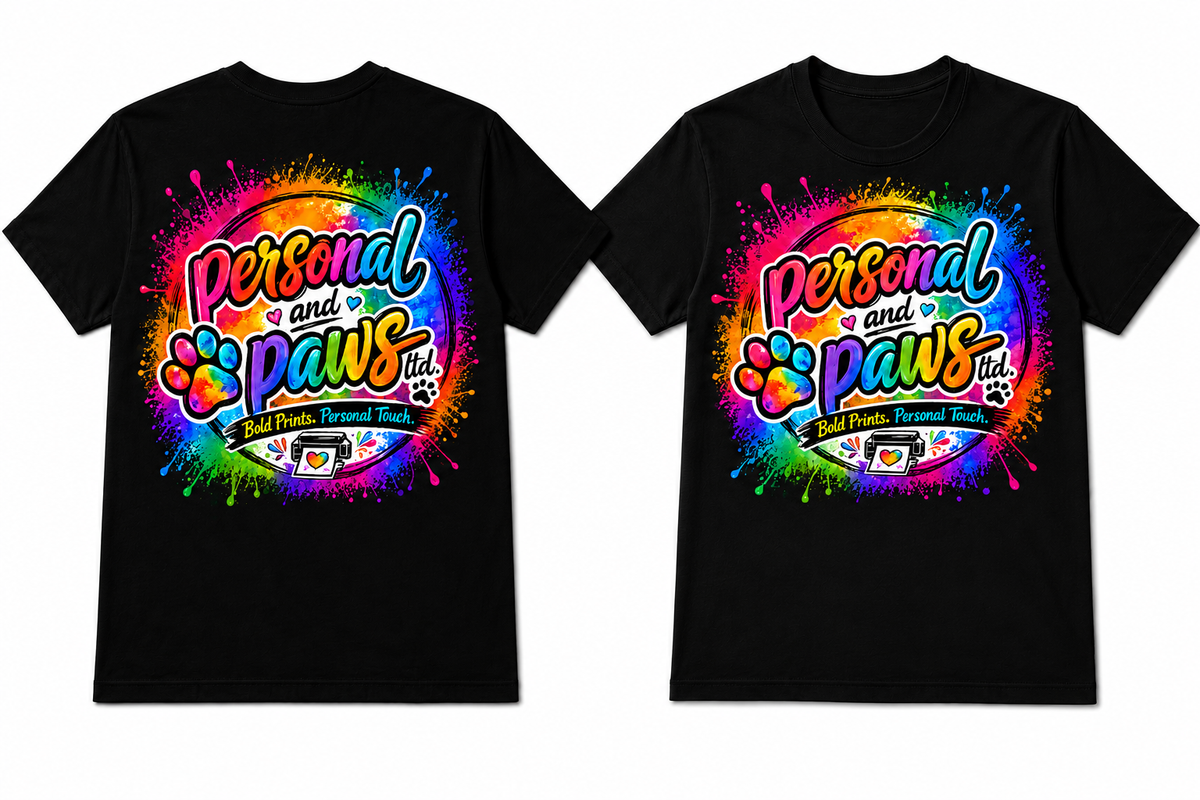 Personalised Printed Round Neck T-Shirt