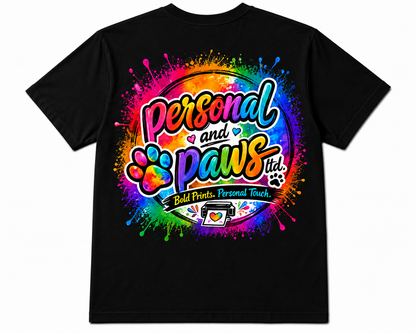 Personalised Printed Round Neck T-Shirt