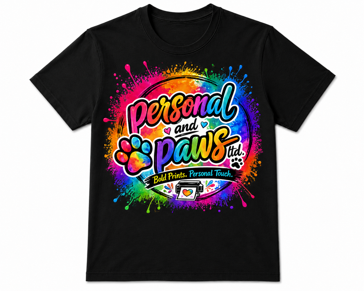 Personalised Printed Round Neck T-Shirt