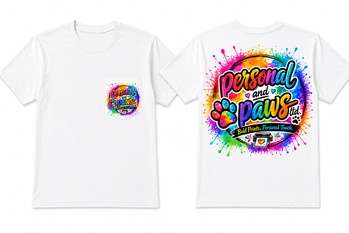 Personalised Printed Round Neck T-Shirt