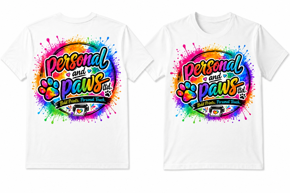 Personalised Printed Round Neck T-Shirt