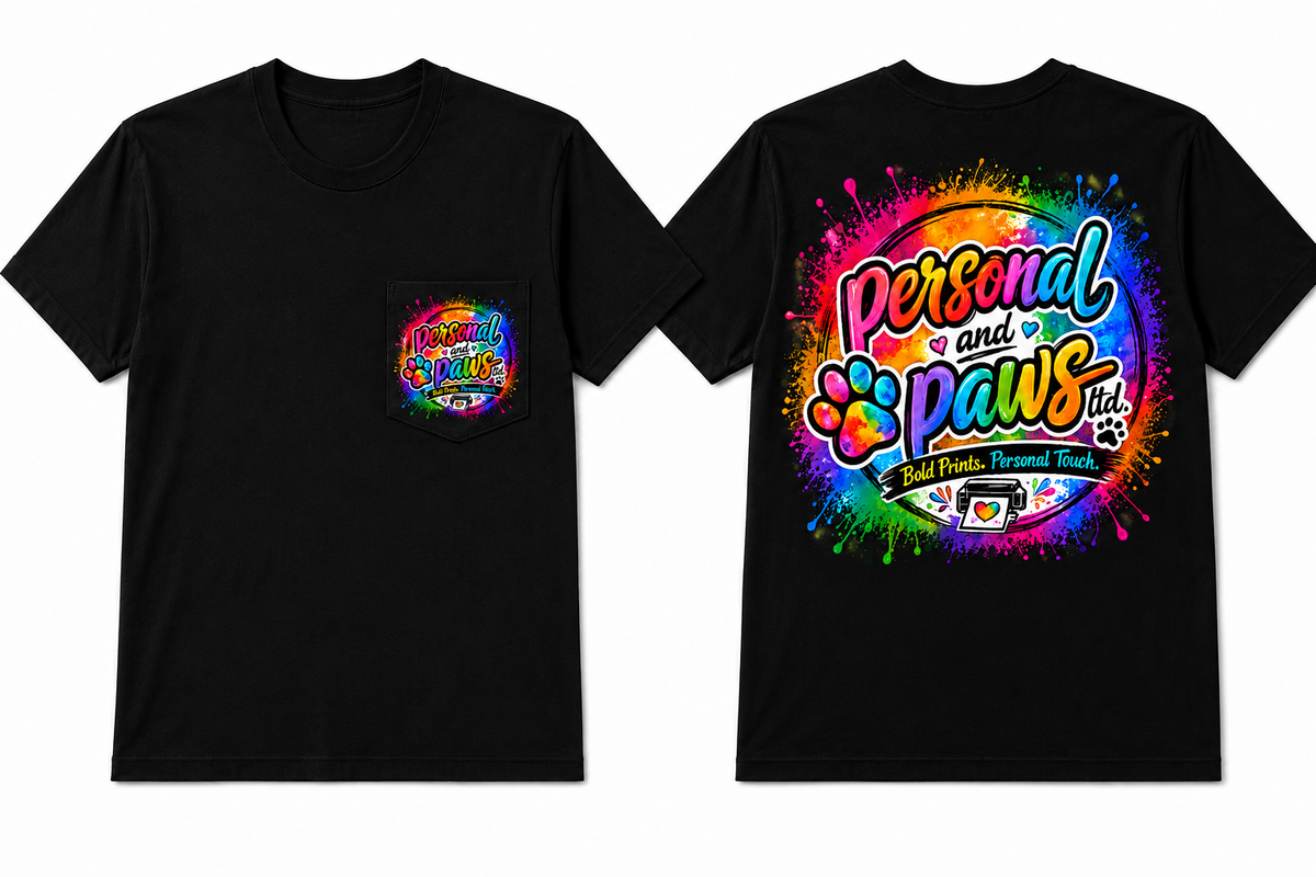 Personalised Printed Round Neck T-Shirt