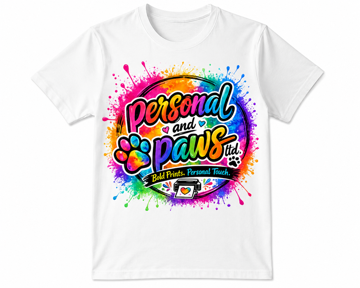 Personalised Printed Round Neck T-Shirt