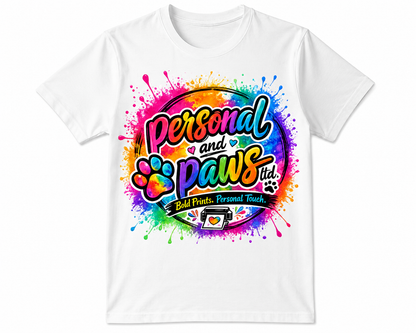 Personalised Printed Round Neck T-Shirt