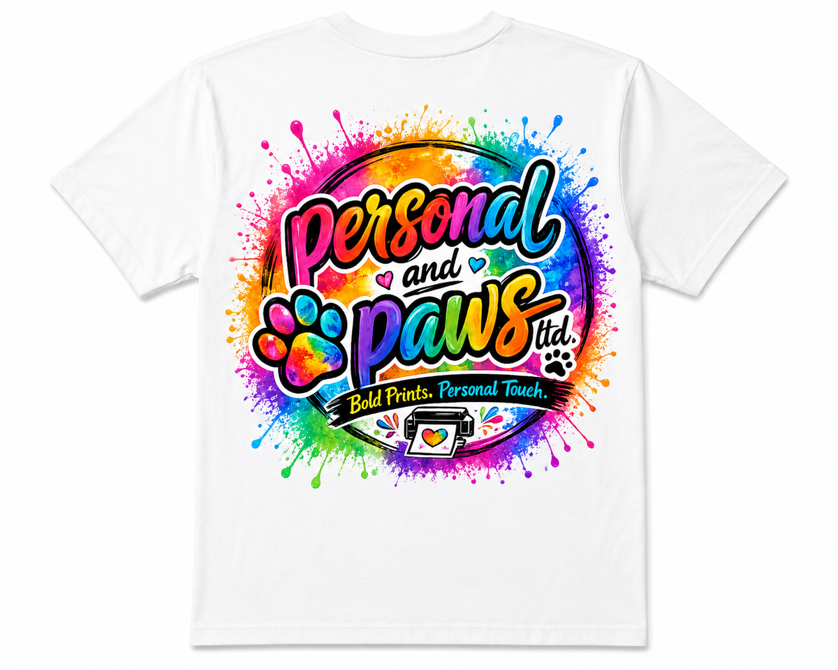 Personalised Printed Round Neck T-Shirt